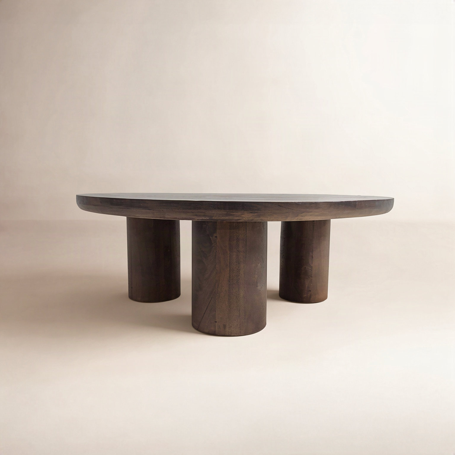 Columnia 40" Mango Coffee Table, Cocoa Brown