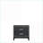 Haiden Weathered Black 2-Drawer Modern Nightstand-2071647662