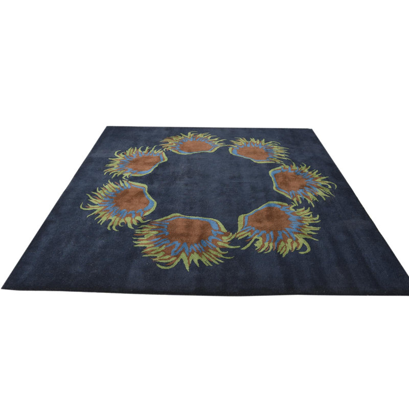 Tapis bleu marine Pharris 7 pi