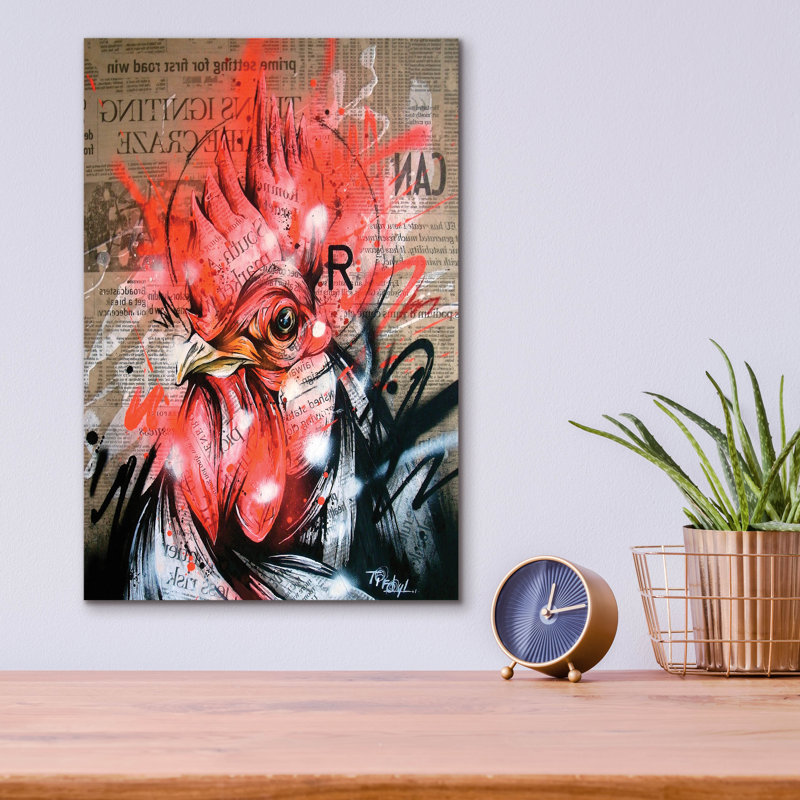 «Wake» par Taka Sudo, art mural en verre acrylique, H 16 po x l 12 po x P 0,13 po