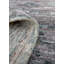 Tapis abstrait en laine noué à la main gris foncé-86586399
