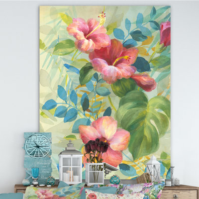" Hibiscus Garden II " Painting Print