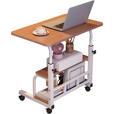 Bureau à domicile à roulettes sur roulettes