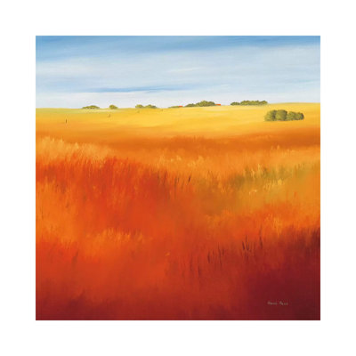 Red Field I by Hans Paus - Wrapped Canvas Gallery-Wrapped Canvas Giclée