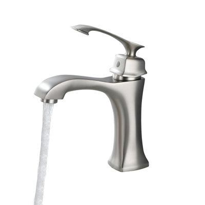 Single Hole Bathroom Sink Faucet, Single Handle Bathroom Faucet with Built-in Aerator