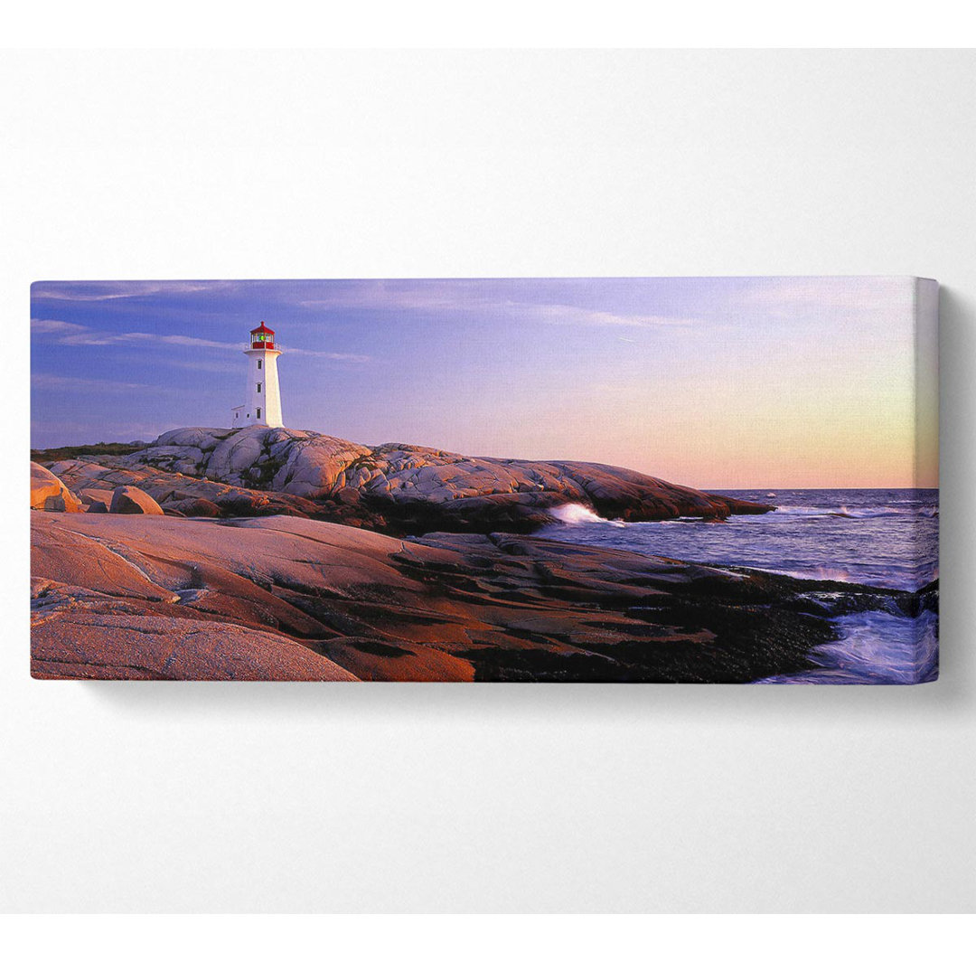 Kunstdruck Peggys Point Leuchtturm, Peggys Cove, Nova Scotia