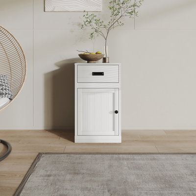DOOR CABINET WITH A DRAWER IN WHITE