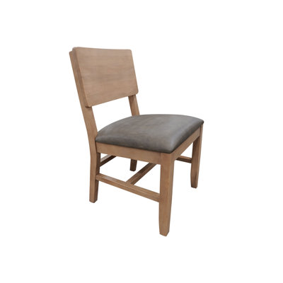 Chaise rembourrée en bois