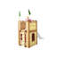 Arthur Playhouse Brown/Red - White Slide-797584472