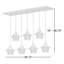Luminaire suspendu pour îlot de cuisine 7 lumières Alexia-66310905