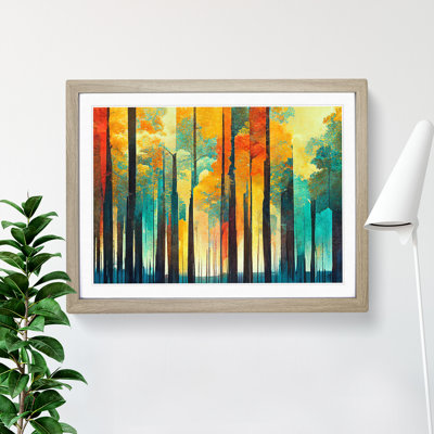 Captivating Abstract Forest Vol.6 - Picture Frame Print