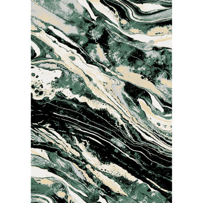 Galaxy Series Abrstract Black/Gray/Ivory/Beige Area Rug