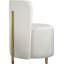 Fauteuil club en velours 25 po Eklund-929741855