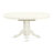 7 Piece Dining Table Set consists of an Oval Wooden Table with Butterfly Leaf and 6 Dining Room Chairs, Linen White-1049097499-1013408783