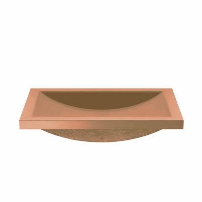 NativeStone Handmade Rectangular Undermount Bathroom Sink