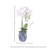 16 " Faux Orchid in Ceramic Pot-20326721