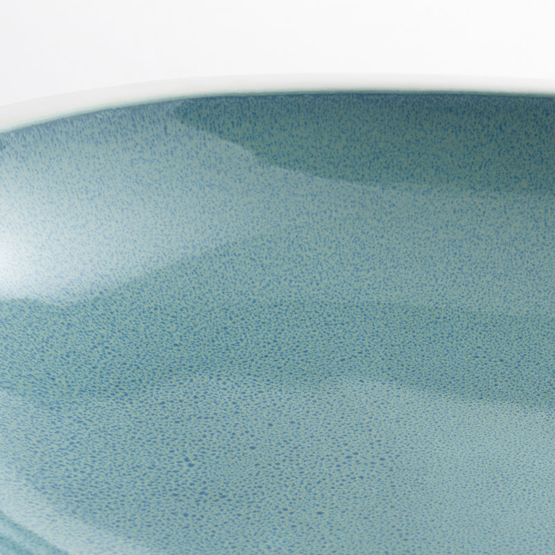 Nice Dream Ceramic Decorative Bowl, 2" H x 12" W x 9.25" D