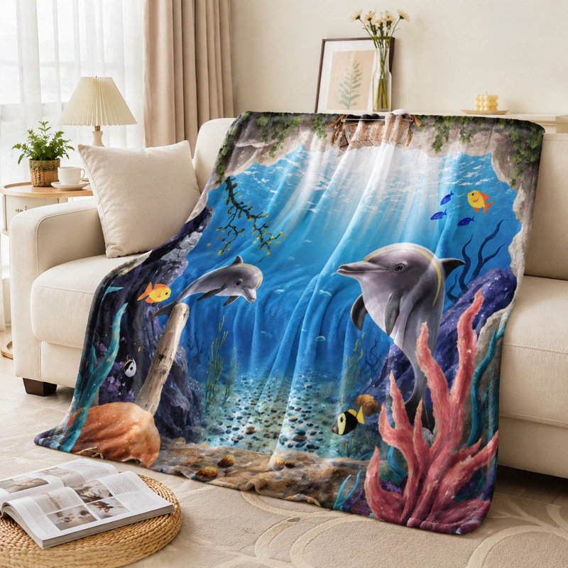Jeté en flanelle douillette Cozy, 60" L x 50" W