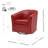 30-Inch Wide Swivel Barrel Chair-23683758