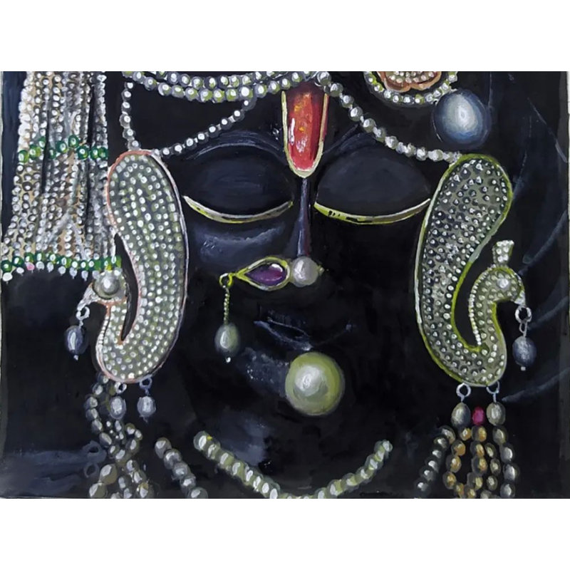 Shrinath-ji | Acrylique sur papier | Peinture d'Ankit Bagde
