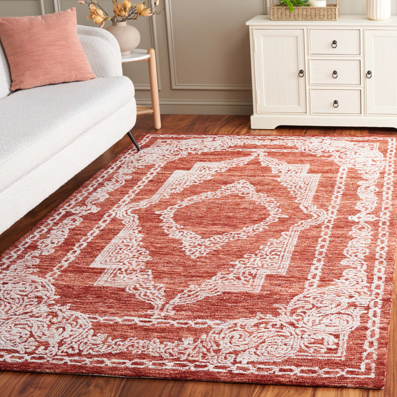 Tapis oriental en laine touffeté à la main Paata, Rectangle de 5 pi x 8 pi