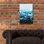  «Beneath The Sea Surface 1» par Ethan Harper, art mural en verre acrylique, 16 po x 24 po
