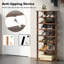 Range-chaussures en bois 14 paires empilables-1266304315
