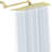 8-Inch Gold Stainless Steel Rain Shower Head With Adjustable Extension Arm-113380559