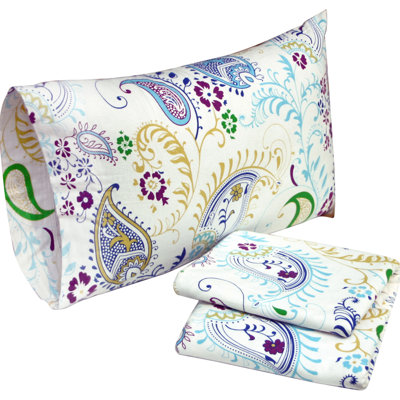 Flannel Paisley Sheet Set