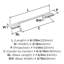 Poignée d'angle en chrome poli centre-à-centre 6 5/16 po (160 mm) Angle - paquet de 10-111778258-111778261