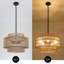 Lustre tambour 5 lumières à 3 niveaux à intensité variable-1004863853