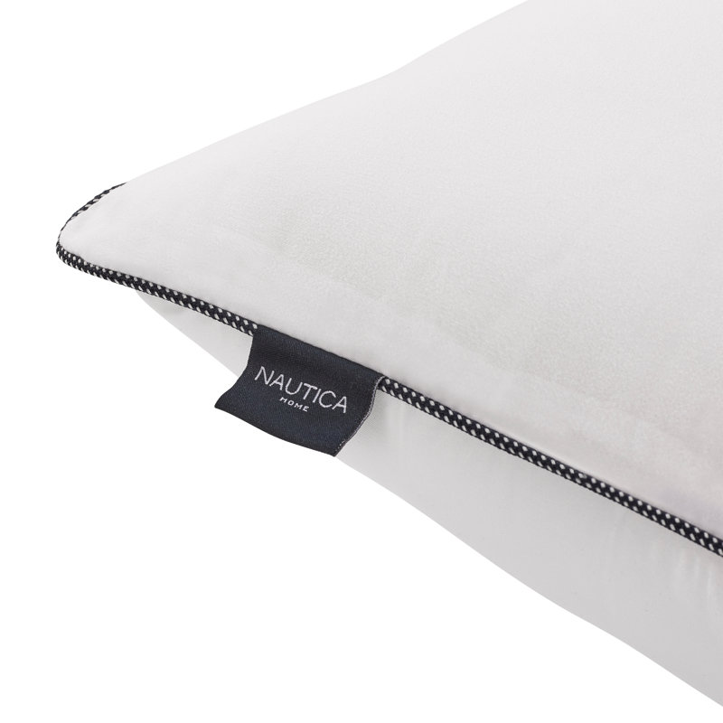 White Medium/Firm Polyester Rectangle Bed Pillow Set