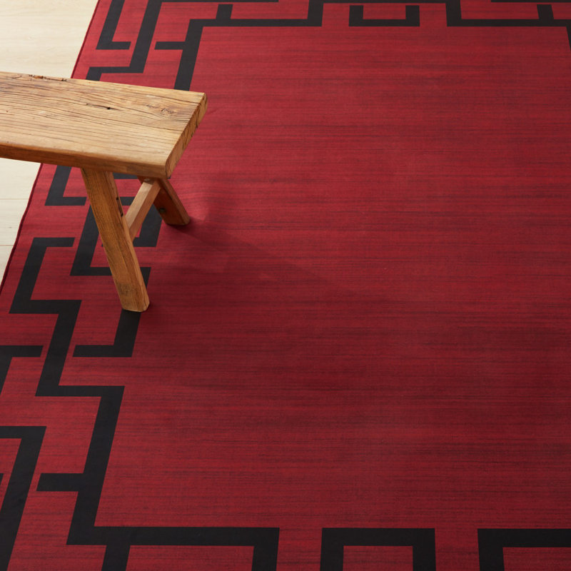 Abstract Machine Printed Shag Area Rug, Rectangle 200 x 290 cm