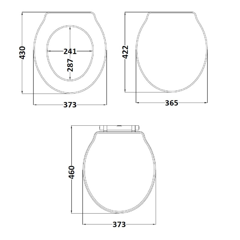 Old London Hunter Green Chancery Soft Close Elongated Standard Toilet Seat