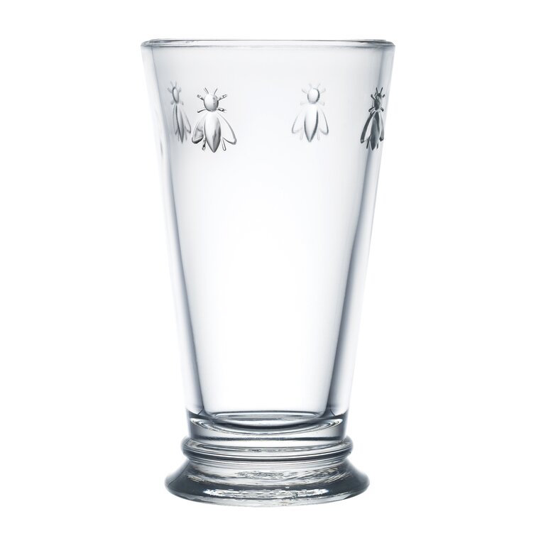 https://assets.wfcdn.com/im/11706772/resize-h755-w755%5Ecompr-r85/6342/63423652/La+Rochere+Napoleon+Bee+6+-+Piece+15oz.+Glass+Drinking+Glass+Glassware+Set.jpg