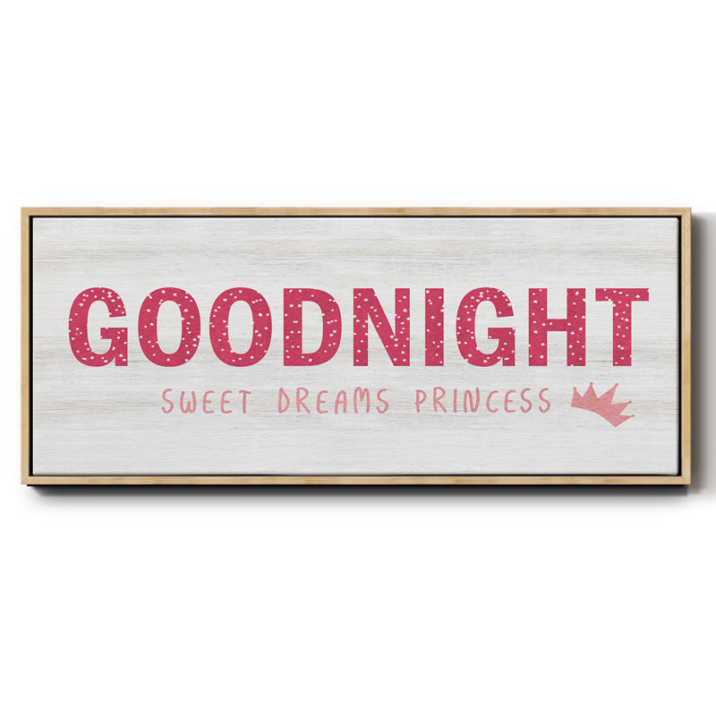 Princess Goodnight- Framed Canvas