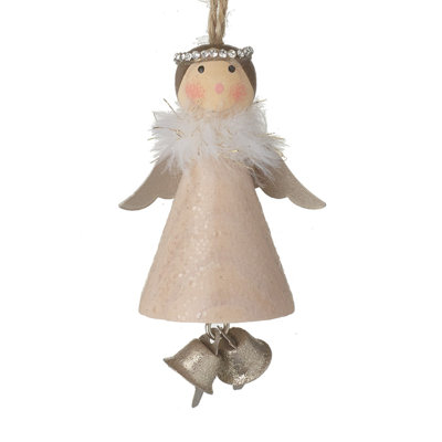 8cm Wood Hanging Figurine Ornament