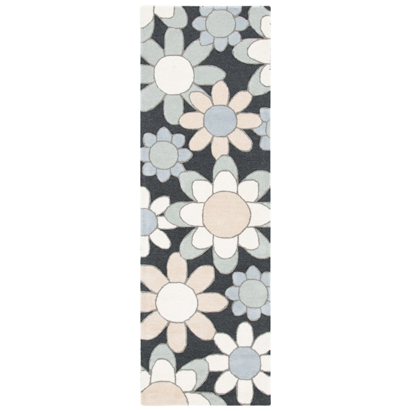Asel Hand Tufted Wool And Cotton With Latex Rug, Runner 2'6" x 8'