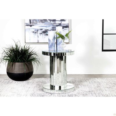 Rose Mirror Side Table