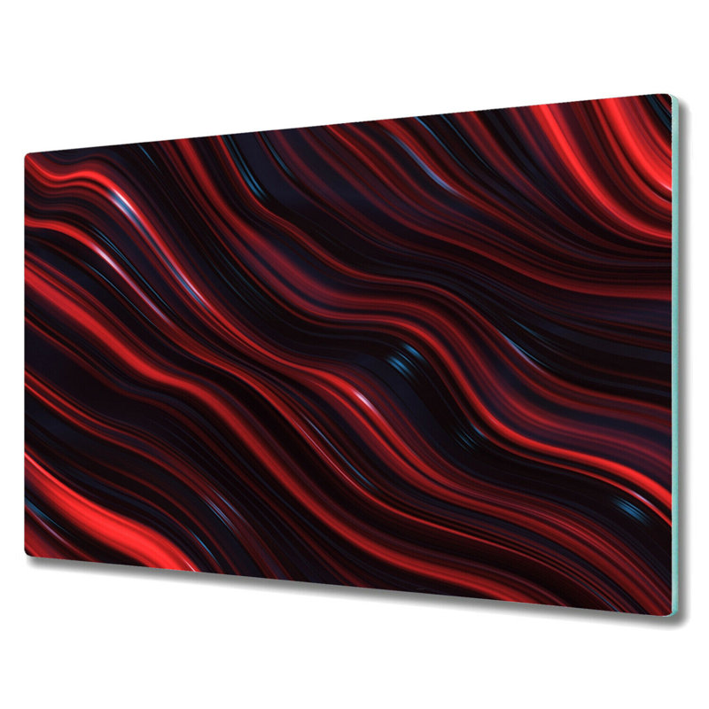 Charry Tempered Glass Spiral Chopping Board, 52cm x 60cm
