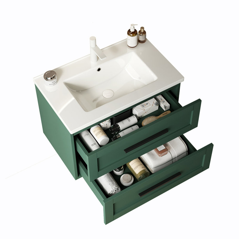Meuble-lavabo flottant mural 30 po avec lavabo
