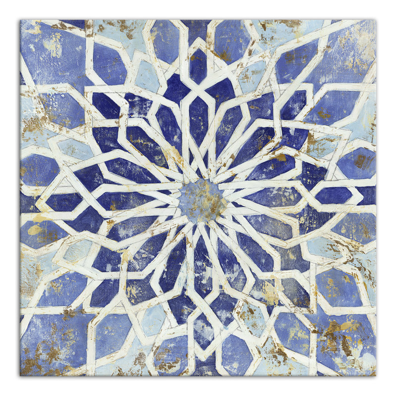 « marocain mosaïque », impression sur toile tendue, H 12 po x l 12 po