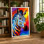 Chromatic Zebra Pop Art - Print-136705075-136705079