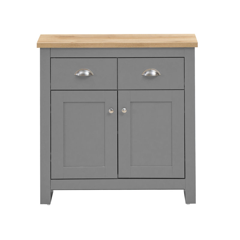 Aquitaine 79cm W 2 - Drawer Chest of Drawers, Grey