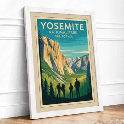 Yosemite Valley Grand Vintage - Framed Print