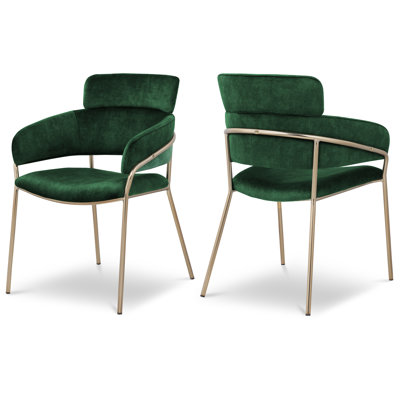 Chaise en velours Yara