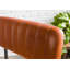Iron Label Upholstered Bar Stool