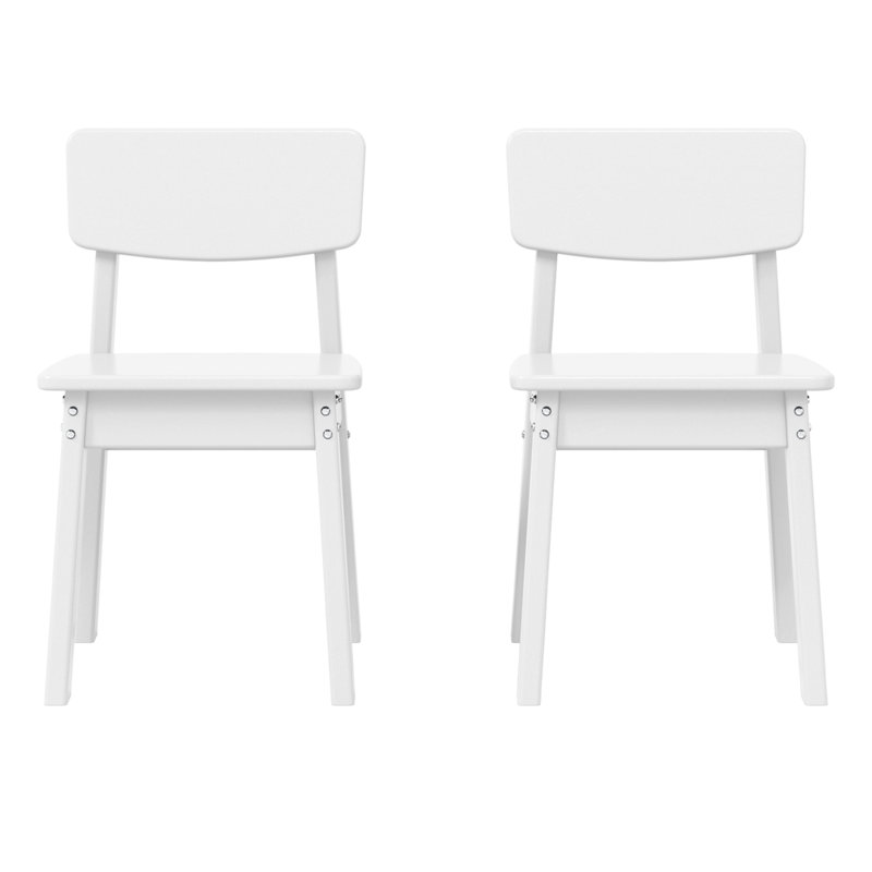 Chaise de salle à manger pour enfants, Blanc