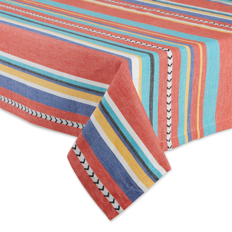 Obrien Striped Tablecloth