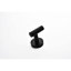 Ensemble de 6 serviettes de bain en acier inoxydable 304 noir mat sans support mural
